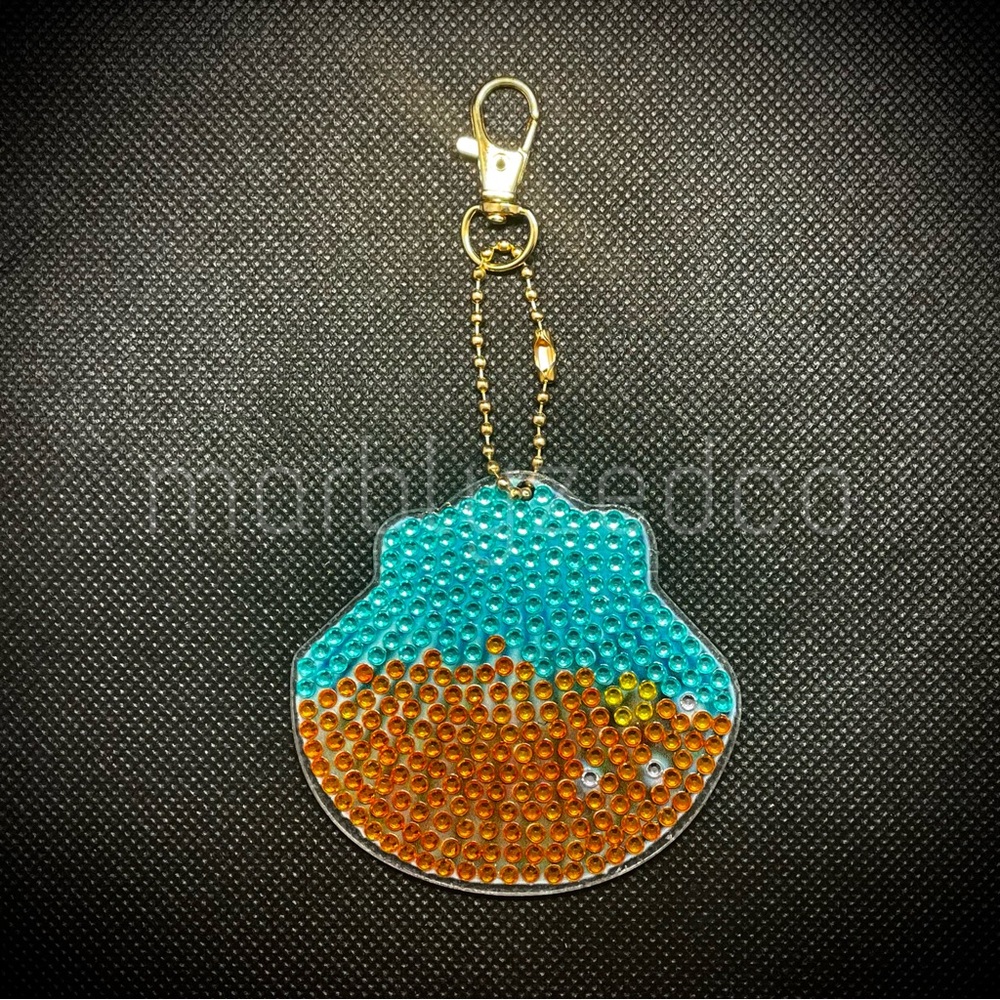 Blue and Tan She'll Keychain Accessory - Picture 2 of 2